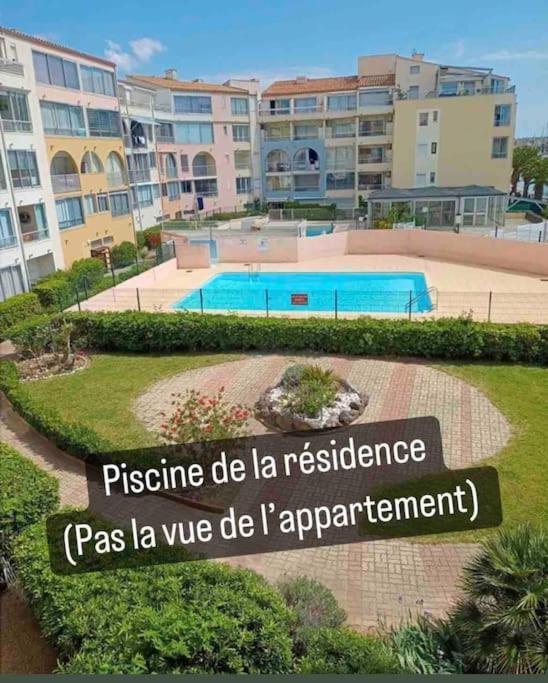 Superbe Appartement 6 Personnes Avec Piscine Secteur Richelieu, A 400M De La Plage Et A 650M Du Centre Port アグド エクステリア 写真